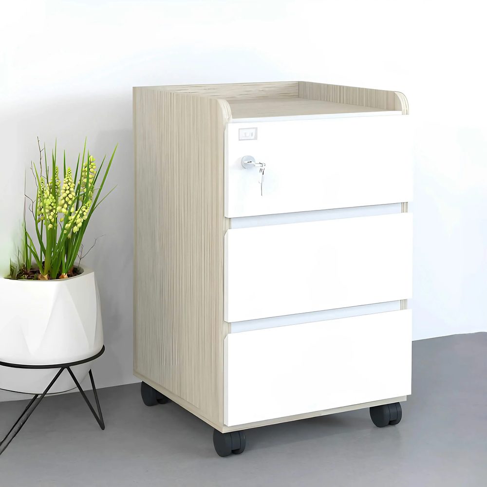Hộc Tủ Phụ 3 Ngăn Kéo Tay Vát - TP26 3