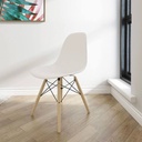 [CF1] Ghế Cà Phê Tiếp Khách Eames Nhựa Chân Gỗ - CF1