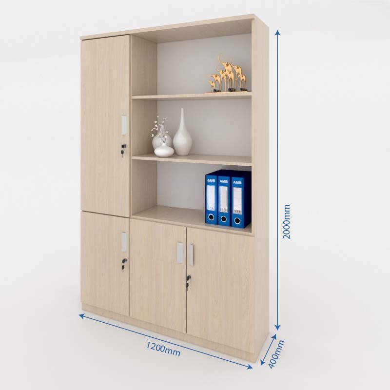 Tủ Văn Phòng Gỗ MDF Thiết Kế Đẹp - THS72 4