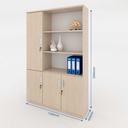 Tủ Văn Phòng Gỗ MDF Thiết Kế Đẹp - THS72 4