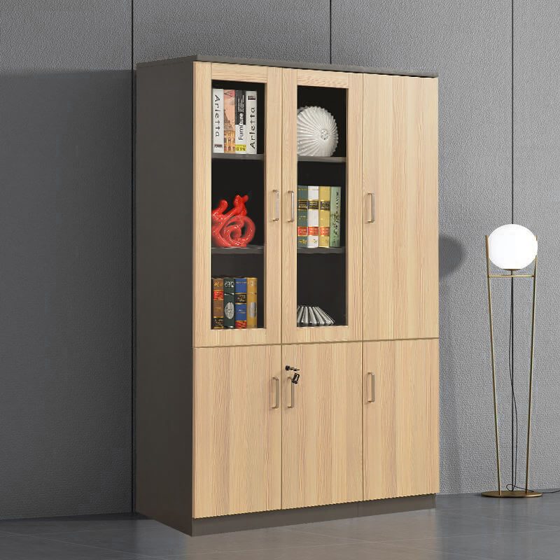 Tủ Tài Liệu 3 Cánh Gỗ Công Nghiệp - THS17 1