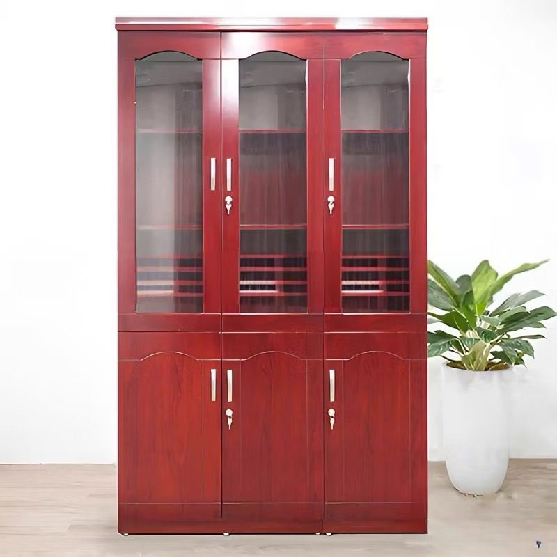 [THS26] Tủ Tài Liệu Gỗ 3 Cánh Sơn Pu - THS26
