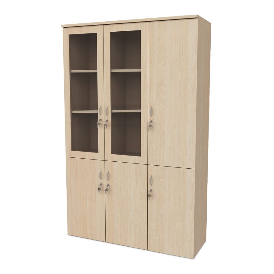 [THS18] Tủ Tài Liệu Gỗ 3 Cánh Hiện Đại - THS18
