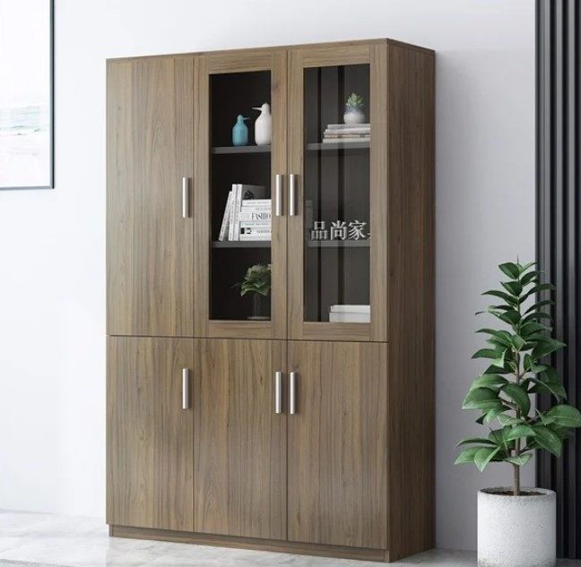 [THS19] Tủ Tài Liệu Gỗ Thiết Kế 3 Cánh - THS19