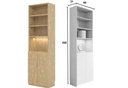 Tủ Tài Liệu Gỗ Thiết Kế Cánh Dưới Mở - THS288 5