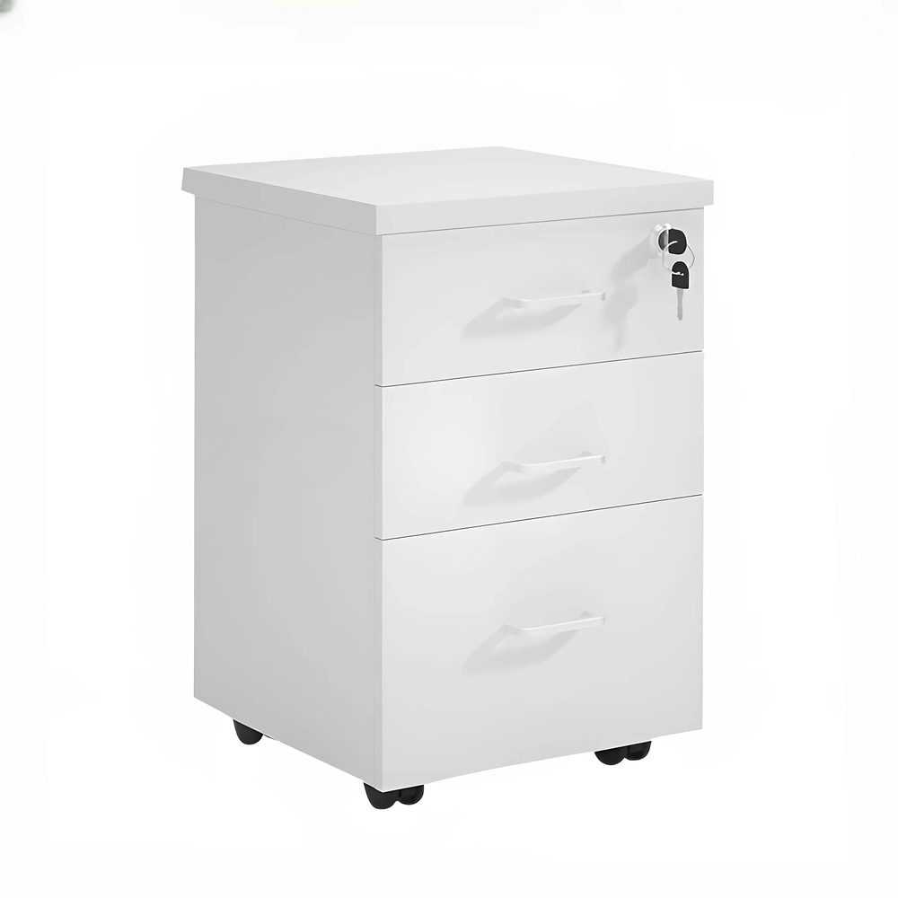 Hộc Tủ Phụ Di Động 3 Ngăn Màu Trắng - TP21 1