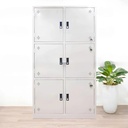 Tủ Locker Sắt Lưu Trữ An Toàn 6 Ngăn - TLK38 1