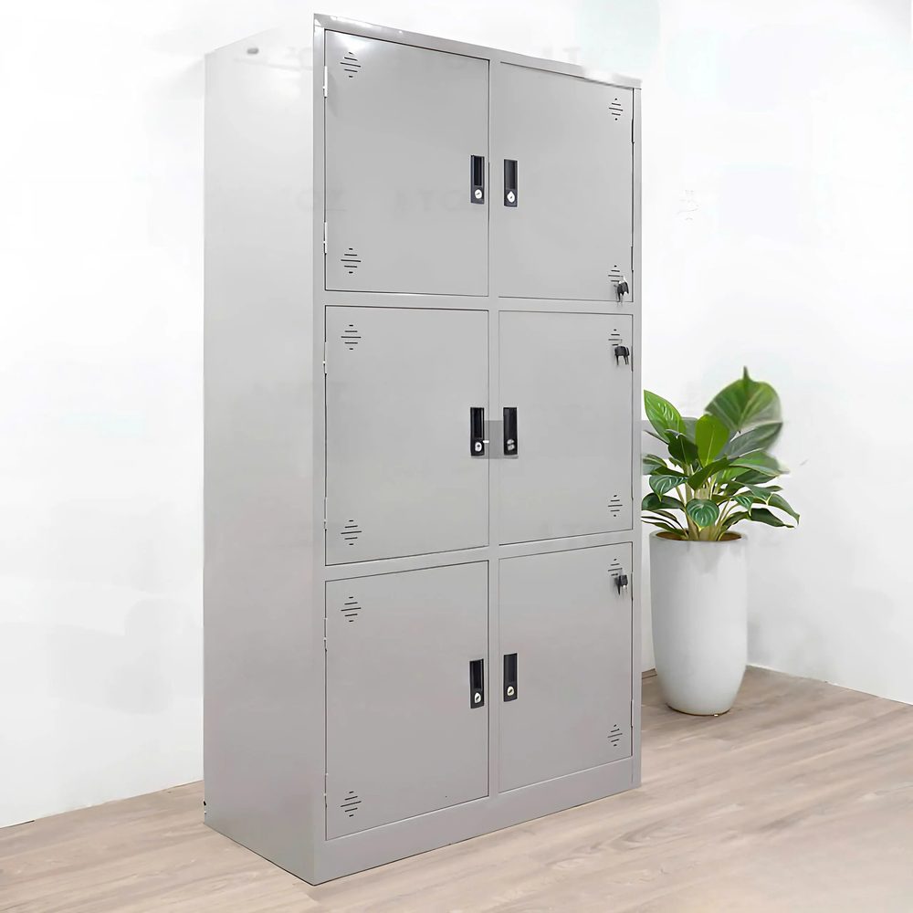 Tủ Locker Sắt Lưu Trữ An Toàn 6 Ngăn - TLK38 2