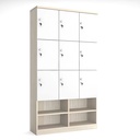 Tủ Locker Gỗ 9 Ngăn Liền Kệ Giày - TLK68 1