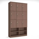 [TLK68] Tủ Locker Gỗ 9 Ngăn Liền Kệ Giày - TLK68