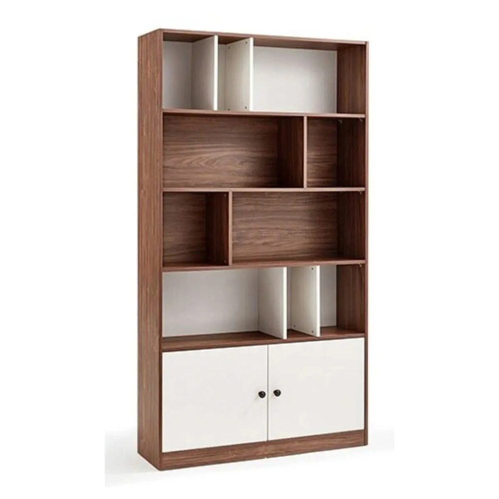 Tủ Tài Liệu Gỗ Bố Cục Sáng Tạo Kèm Tủ Cánh Dưới - THS287 2