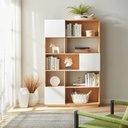Tủ Tài Liệu Gỗ Đa Năng Kết Hợp Cánh Mở Linh Hoạt - THS284 4