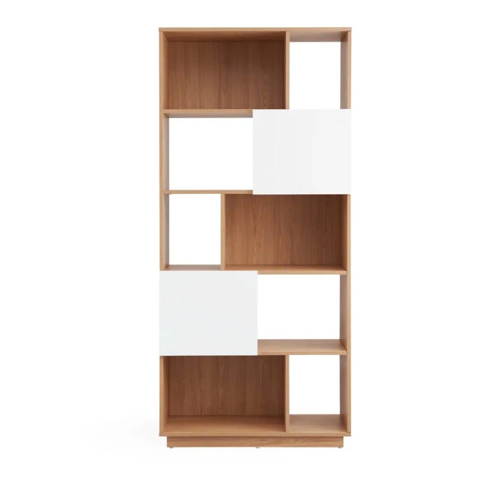 Tủ Tài Liệu Gỗ Nhiều Ngăn Kết Hợp Cánh Mở - THS283 1