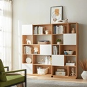 Tủ Tài Liệu Gỗ Nhiều Ngăn Kết Hợp Cánh Mở - THS283 3