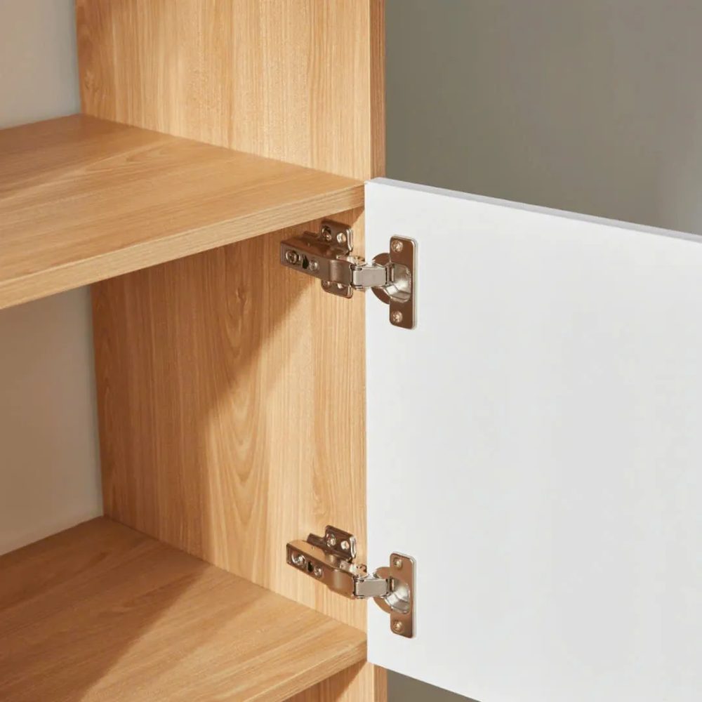 Tủ Tài Liệu Gỗ Nhiều Ngăn Kết Hợp Cánh Mở - THS283 4