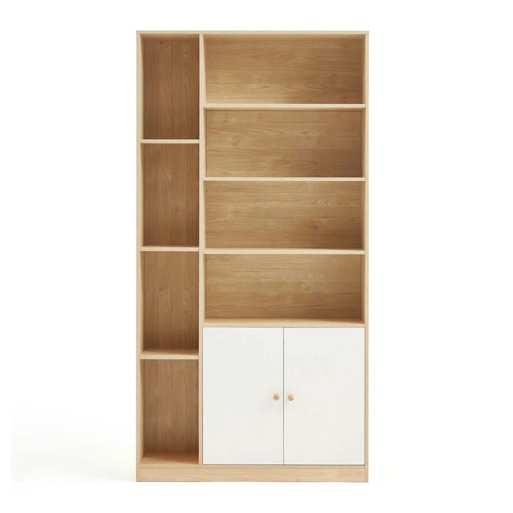 Tủ Tài Liệu Gỗ Đa Ngăn Kết Hợp Kệ Trang Trí - THS281 1