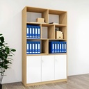 Tủ Tài Liệu Gỗ MĐF Nhiều Kệ Đẹp - THS155 2