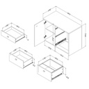 Tủ Phụ 3 Ngăn Kéo Kèm Cánh Mở Hiện Đại - TP50 5