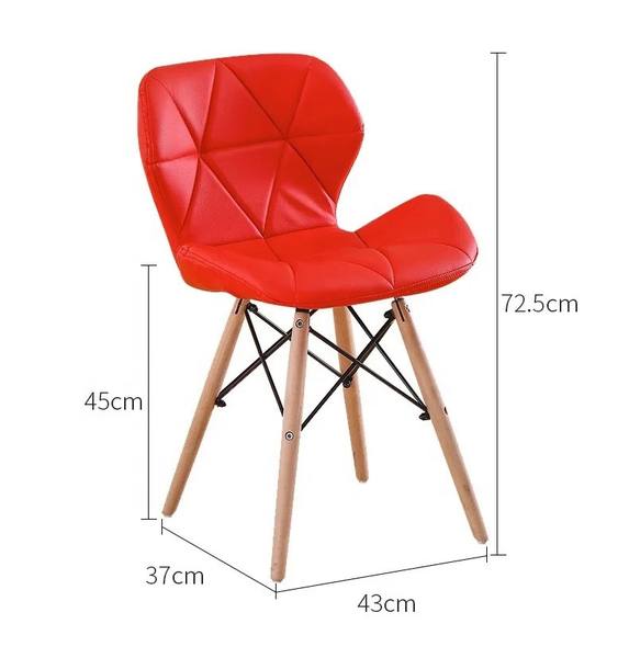 Ghế Cà Phê Eames Nệm Tam Giác 1