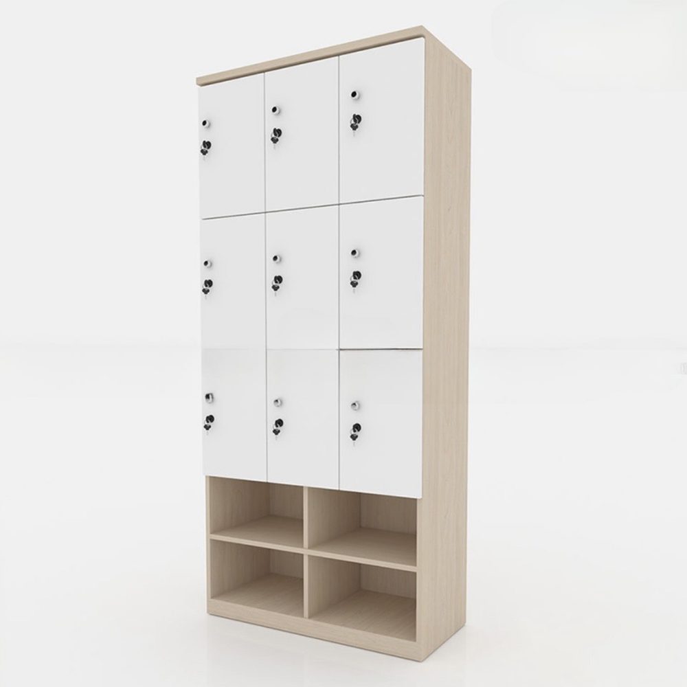 Tủ Loker 9 Cánh Tích Hợp Kệ Giày - TLK22 2