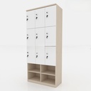 Tủ Loker 9 Cánh Tích Hợp Kệ Giày - TLK22 2