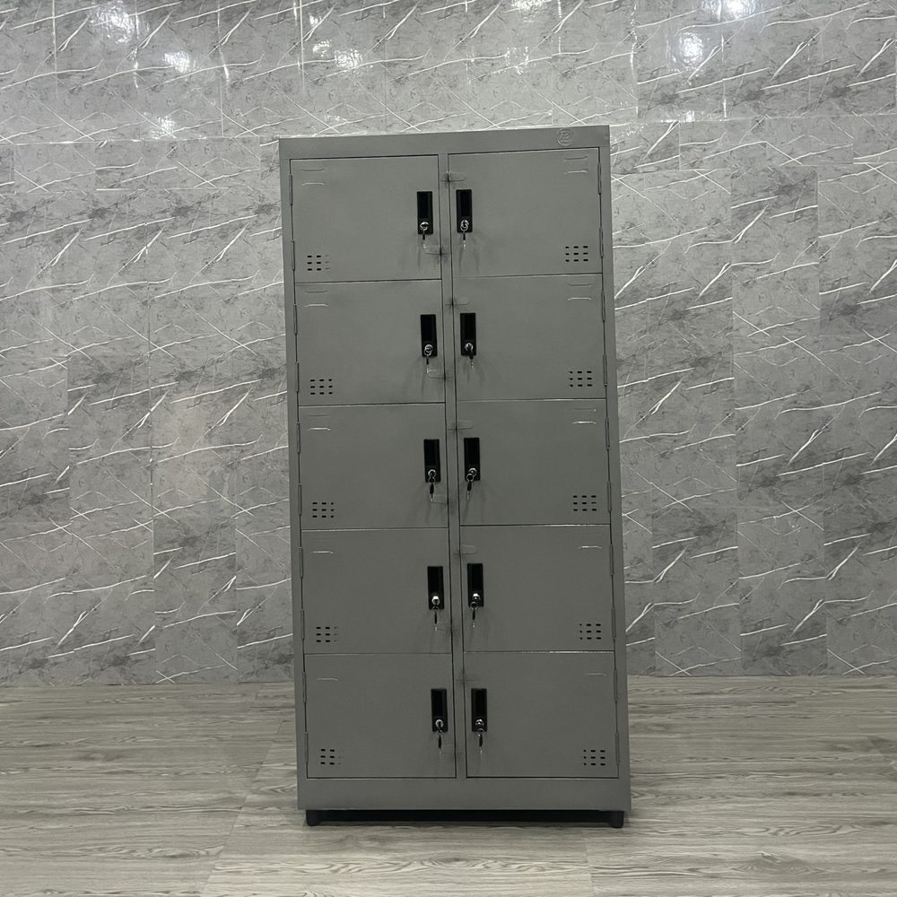 Tủ Locker Sắt 10 Ngăn - Giải Pháp Thông Minh - TLK24 2