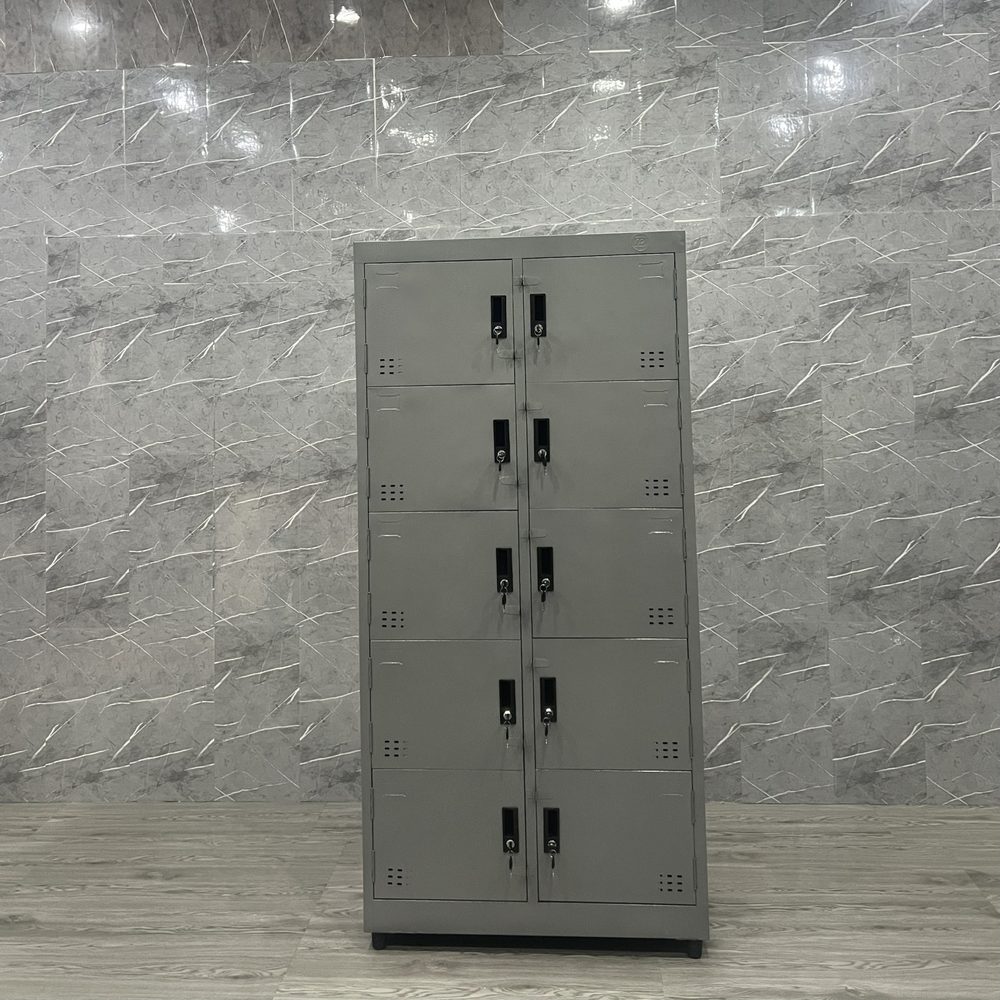 Tủ Locker Sắt 10 Ngăn - Giải Pháp Thông Minh - TLK24 3
