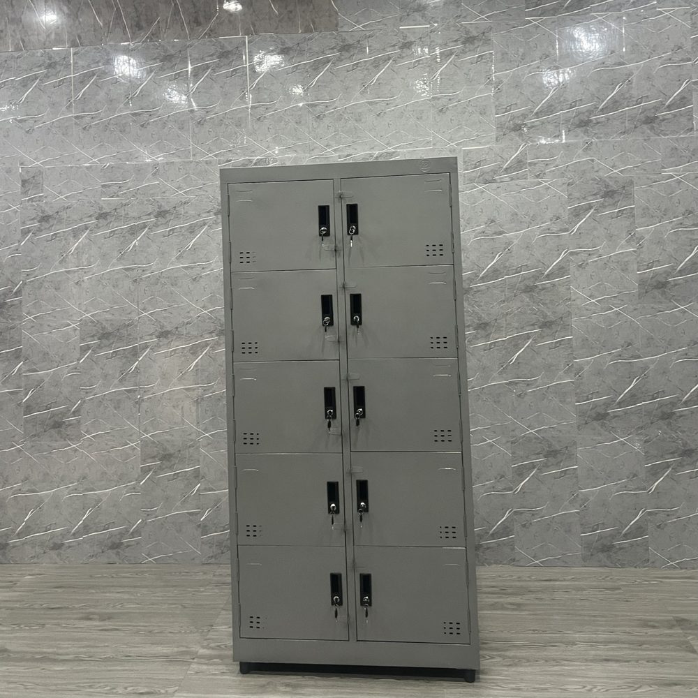 Tủ Locker Sắt 10 Ngăn - Giải Pháp Thông Minh - TLK24 4