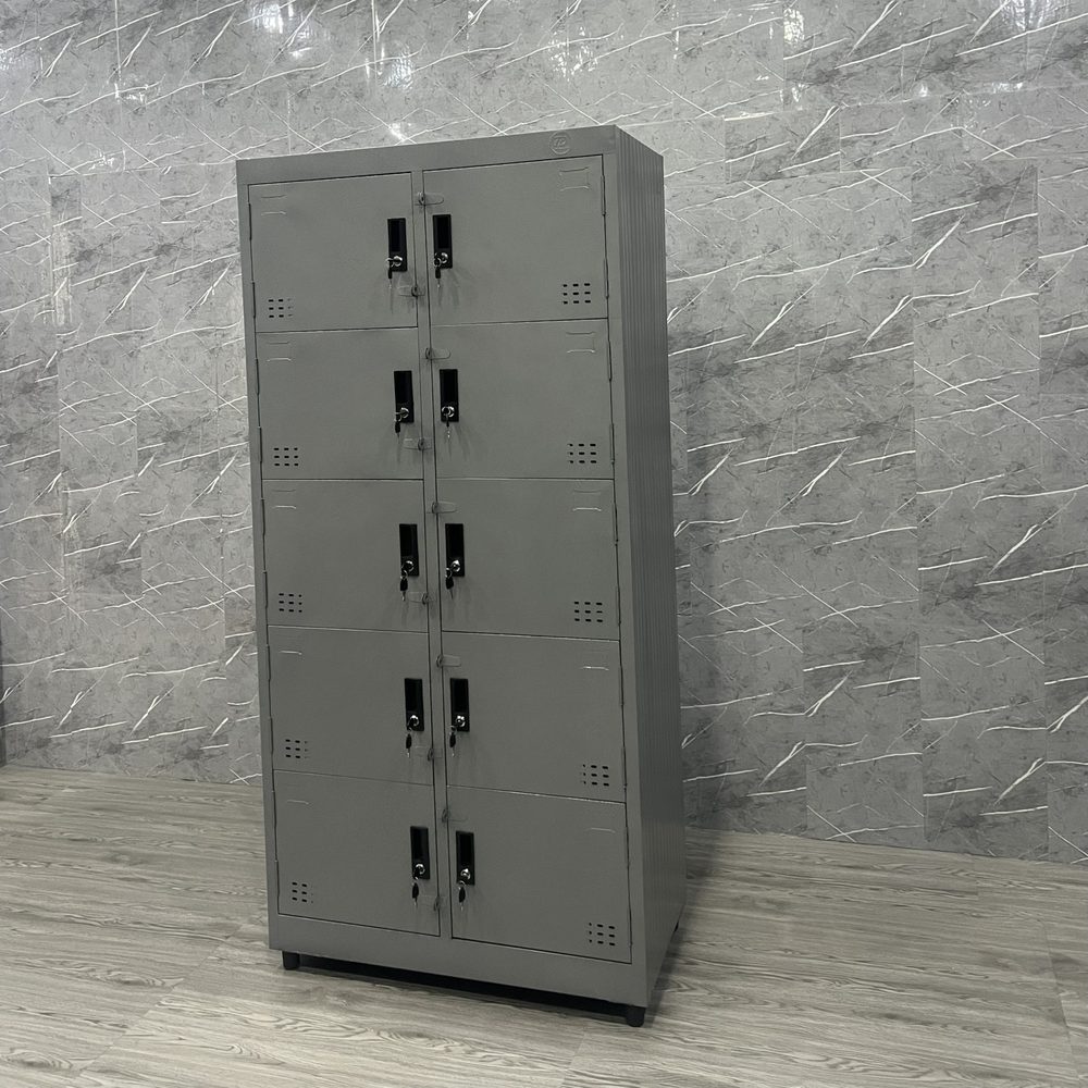[TLK24] Tủ Locker Sắt 10 Ngăn - Giải Pháp Thông Minh - TLK24