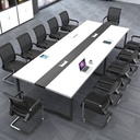 [BH19] Bàn Họp Văn Phòng Chân Sắt U 3m6 x 1m2 - BH19