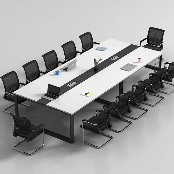 Bàn Họp Văn Phòng Chân Sắt U 3m6 x 1m2 2