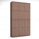 Tủ Gỗ Locker 12 Cánh Màu Nâu - TLK73 1