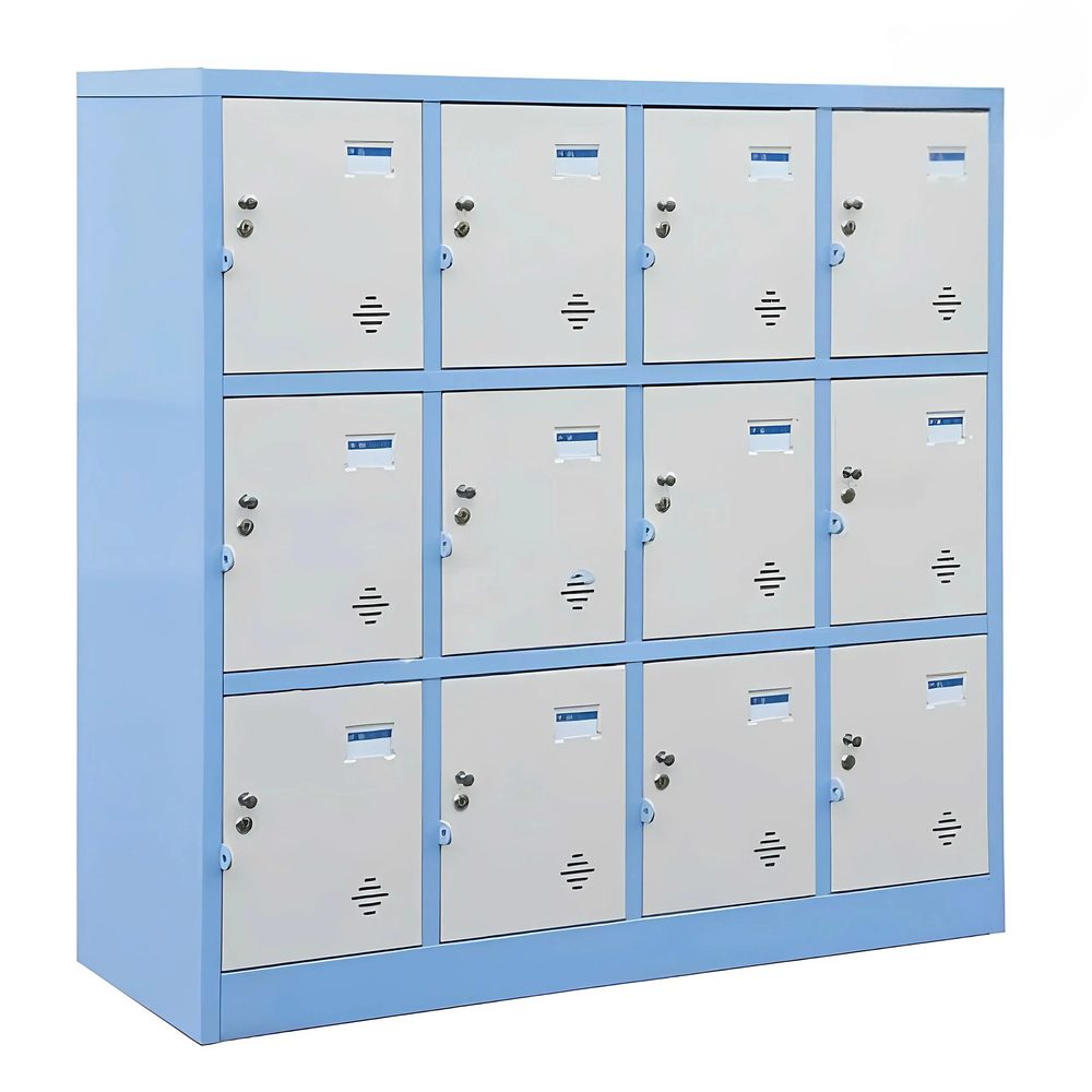 [TLK63] Tủ Locker 12 Ngăn Màu Xanh - TLK63