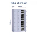 Tủ Locker Sắt 12 Ngăn Đa Năng - TLK60 2