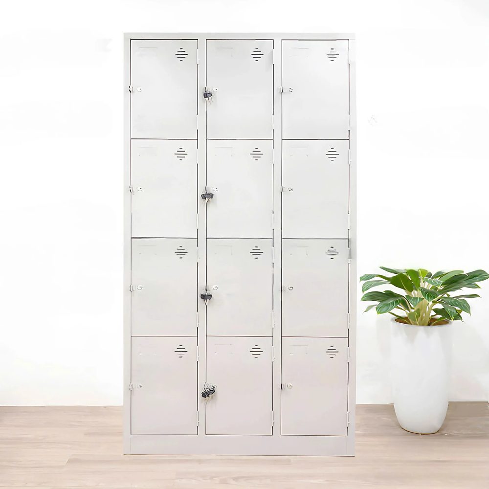 Tủ Locker Sắt 12 Ngăn Cao Cấp- TLK28 1