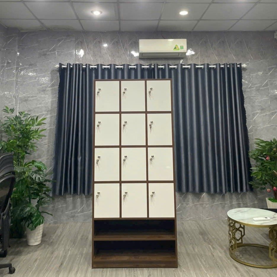 Tủ Locker 12 Ngăn Có Kệ Giày Dép - TLK25 2