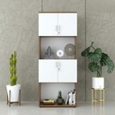 Tủ Tài Liệu Gỗ Có Kệ Trang Trí - THS64 4