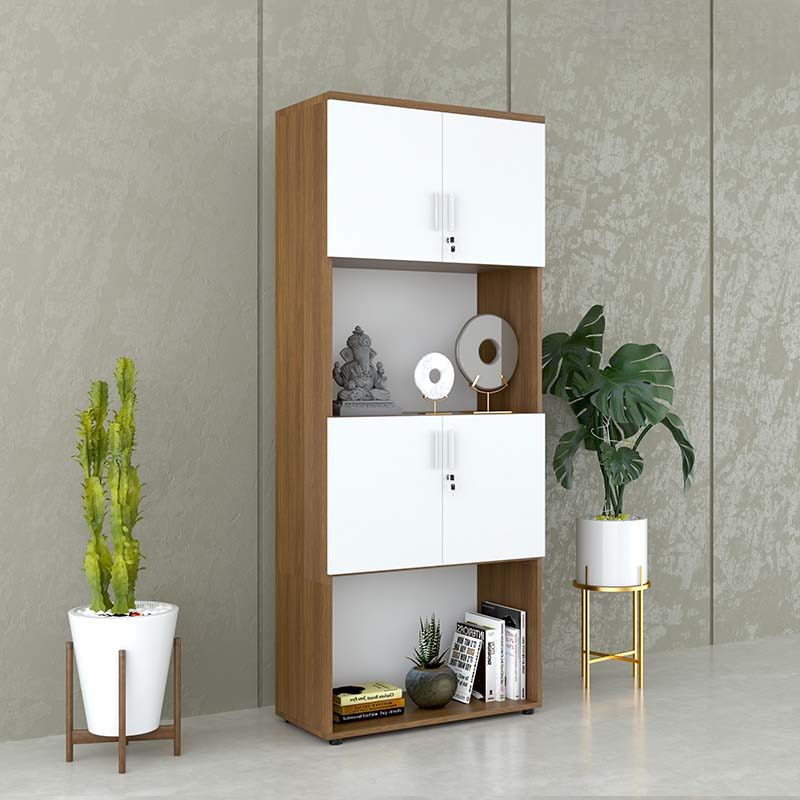 Tủ Tài Liệu Gỗ Có Kệ Trang Trí - THS64 5