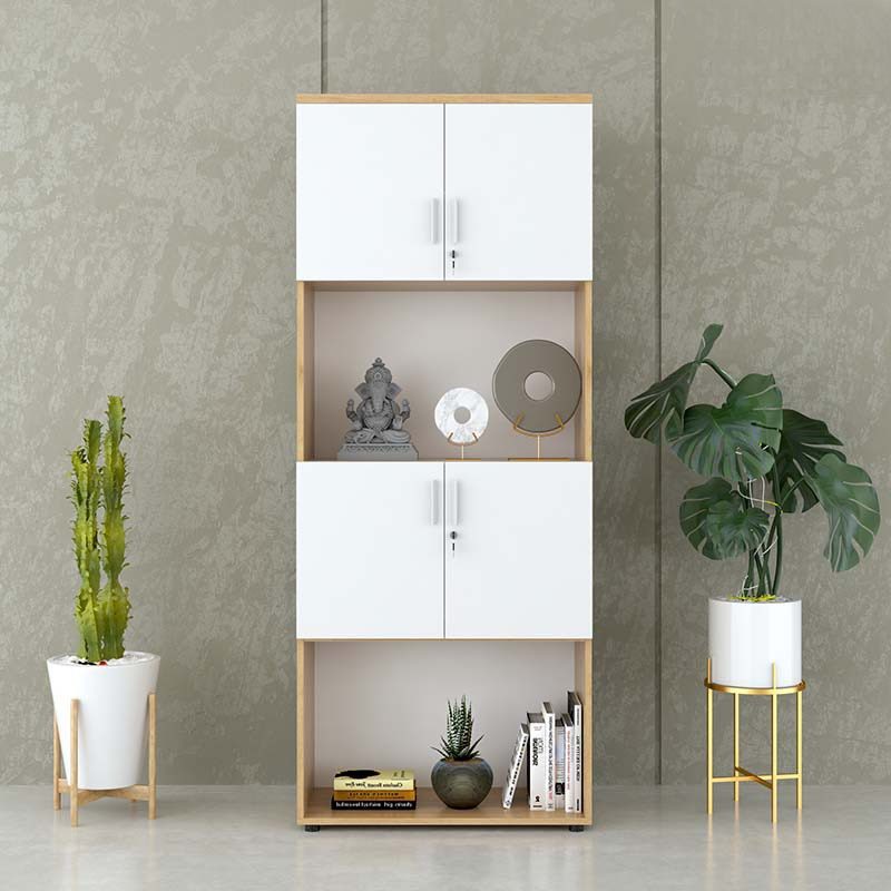 [THS64] Tủ Tài Liệu Gỗ Có Kệ Trang Trí - THS64