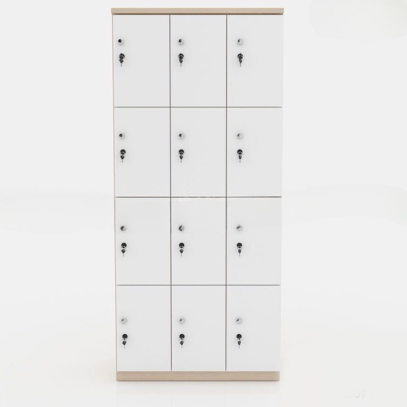 Tủ Loker Gỗ 12 Cánh Dành Cho Văn Phòng - TLK15 1