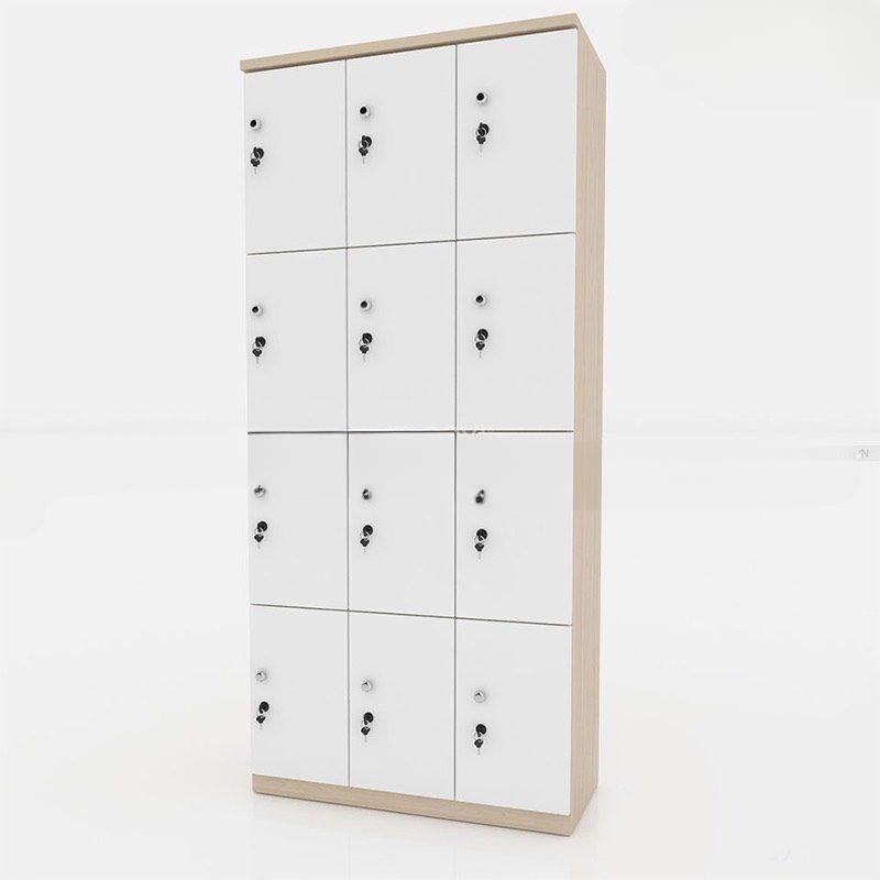 Tủ Loker Gỗ 12 Cánh Dành Cho Văn Phòng - TLK15 2