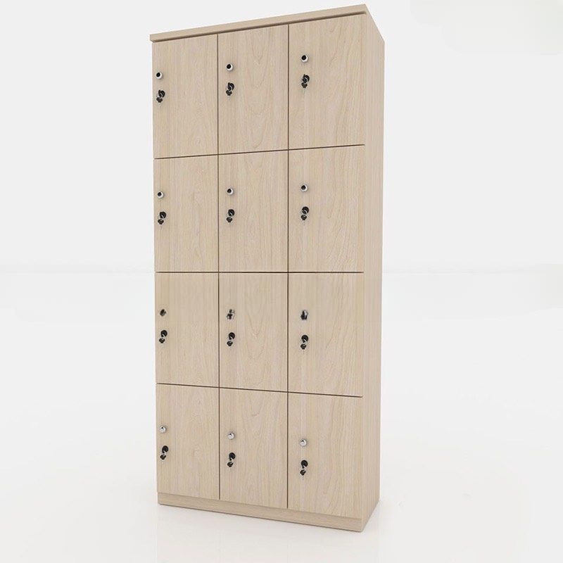 Tủ Locker Gỗ 12 Cánh Sang Trọng - TLK14 2