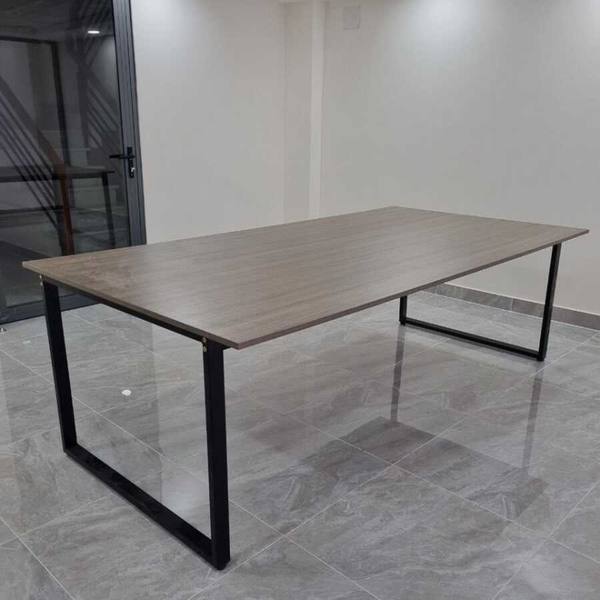 Bàn Họp Chân Sắt Trơn 2m4 x 1m2 1