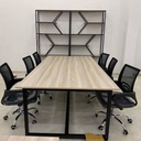 Bàn Họp Chân Sắt Trơn 2m4 x 1m2 2