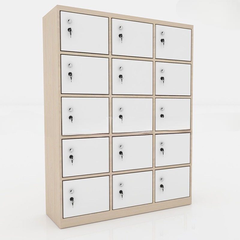 Tủ Locker Gỗ 15 Cánh Khóa Tiện Lợi - TLK12 2