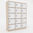 Tủ Locker Gỗ 15 Cánh Khóa Tiện Lợi - TLK12 2