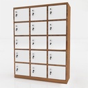 Tủ Locker Gỗ 15 Cánh Khóa Tiện Lợi - TLK12 4