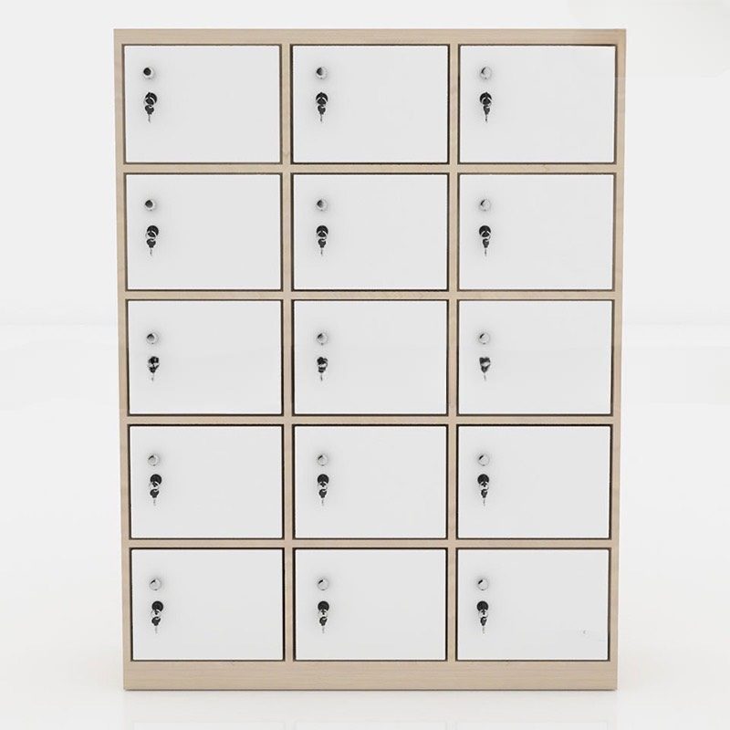 Tủ Locker Gỗ 15 Cánh Khóa Tiện Lợi - TLK12 5
