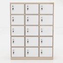 Tủ Locker Gỗ 15 Cánh Khóa Tiện Lợi - TLK12 5