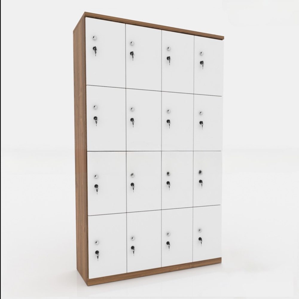 Tủ Loker Gỗ MDF 16 Cánh - TLK17 1